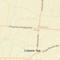 Whisler Ohio Street Map