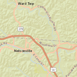 Nelsonville Ohio Street Map