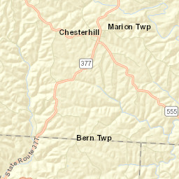 Plantsville Ohio Street Map