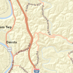 Stanleyville Ohio Street Map