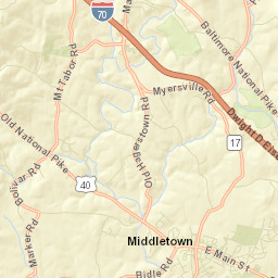 Middletown Street Map