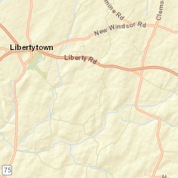 Linganore Street Map