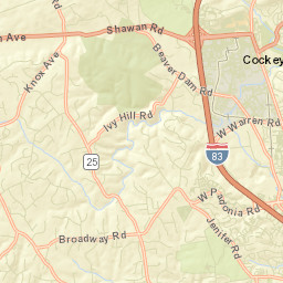 Cockeysville Street Map