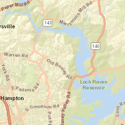 Timonium Street Map
