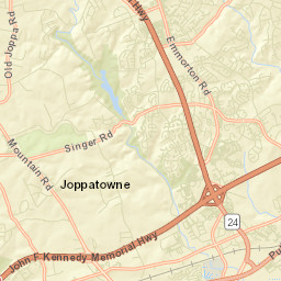 Joppatowne Street Map