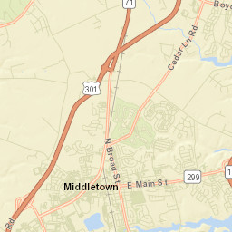 Middletown Delaware Street Map