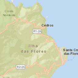 Santa Cruz das Flores Street Map