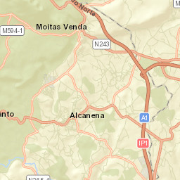 Alcanena Street Map