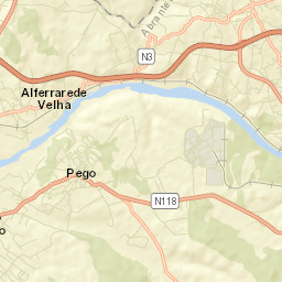 Alferrarede Street Map