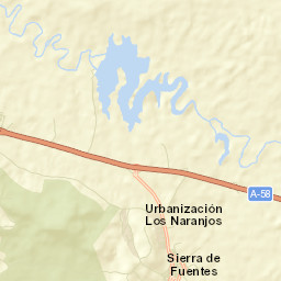Sierra de Fuentes Street Map