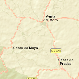 Venta del Moro Street Map