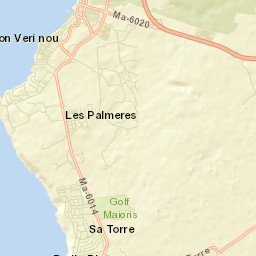 s'Arenal Street Map
