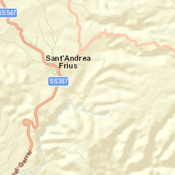 Sant'Andrea Frius Street Map