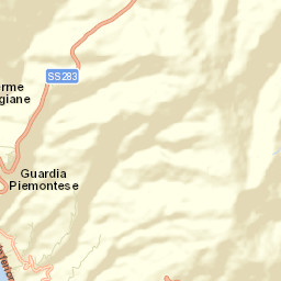 Guardia Piemontese Street Map