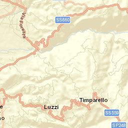 Luzzi Street Map