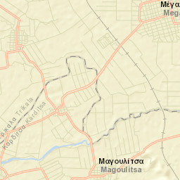 Megála Kalývia Street Map