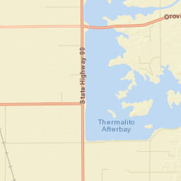 Riceton California Street Map