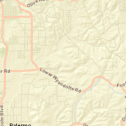 South Oroville California Street Map
