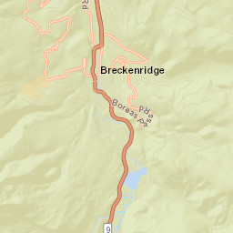 Breckenridge Colorado Street Map