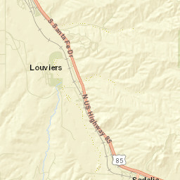 Sedalia Colorado Street Map