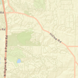 7531-7635 East Hilltop Road, Parker, CO Street Map