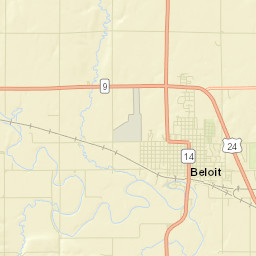 541 Roosevelt Avenue, Beloit, KS 67420 Street Map