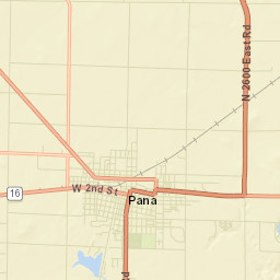 Pana Street Map
