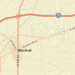 Marshall Street Map