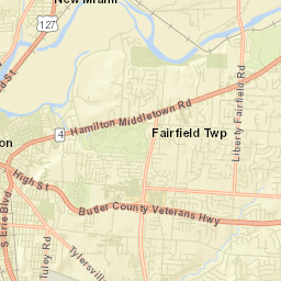 Woodsdale Park Ohio Street Map