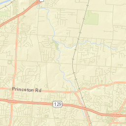 Rockdale Ohio Street Map