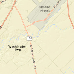 Burtonville Ohio Street Map