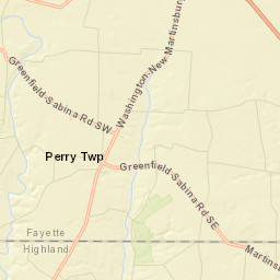 New Martinsburg Ohio Street Map