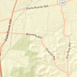 Metzger Ohio Street Map