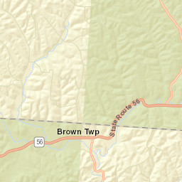 Starr Ohio Street Map