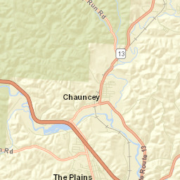 The Plains Ohio Street Map