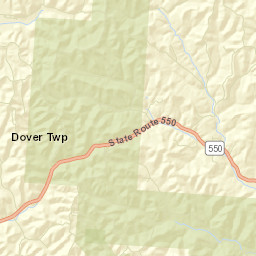 Sugar Creek Ohio Street Map