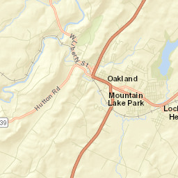 Oakland Street Map