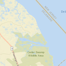 Deakyneville Delaware Street Map