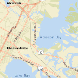 Pleasantville Street Map