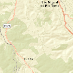 São Miguel de Rio Torto Street Map