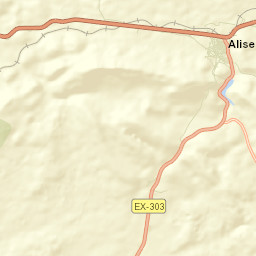 Aliseda Street Map