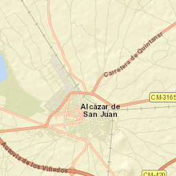 Alcázar de San Juan Street Map