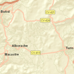Buñol Street Map