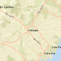 Calonge Street Map