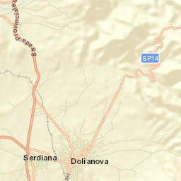 Serdiana Street Map