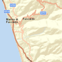 Marina di Fuscaldo Street Map
