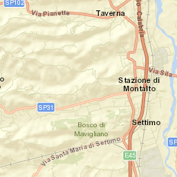Settimo Street Map