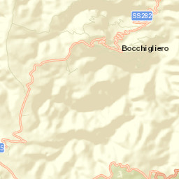 Bocchigliero Street Map