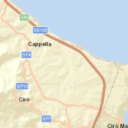 Cirò Marina Street Map
