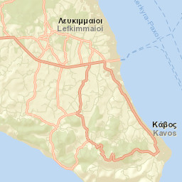 Lefkímmi Street Map
